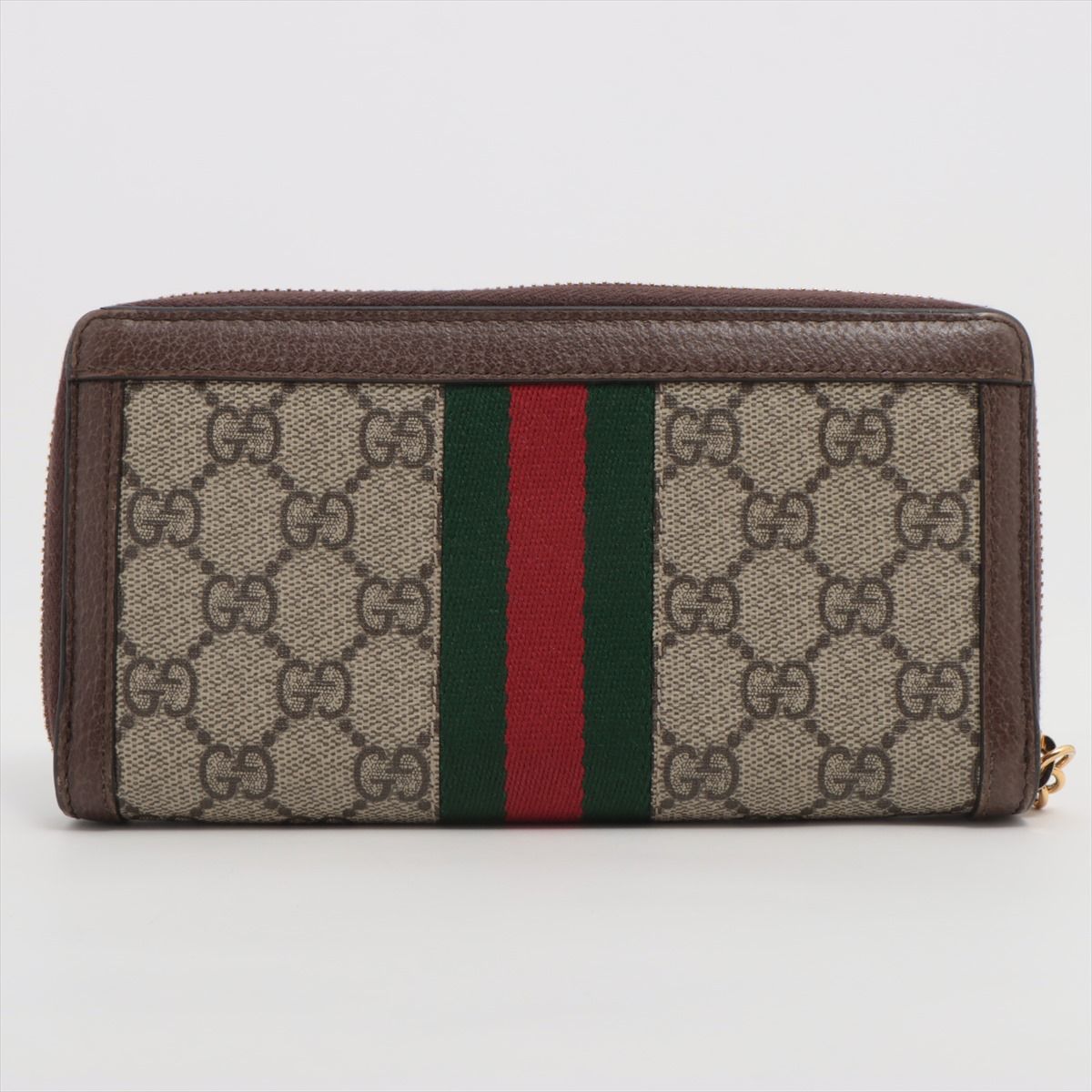 Gucci – Ophidia GG Supreme Zip Around Wallet – Brown/Green/Red