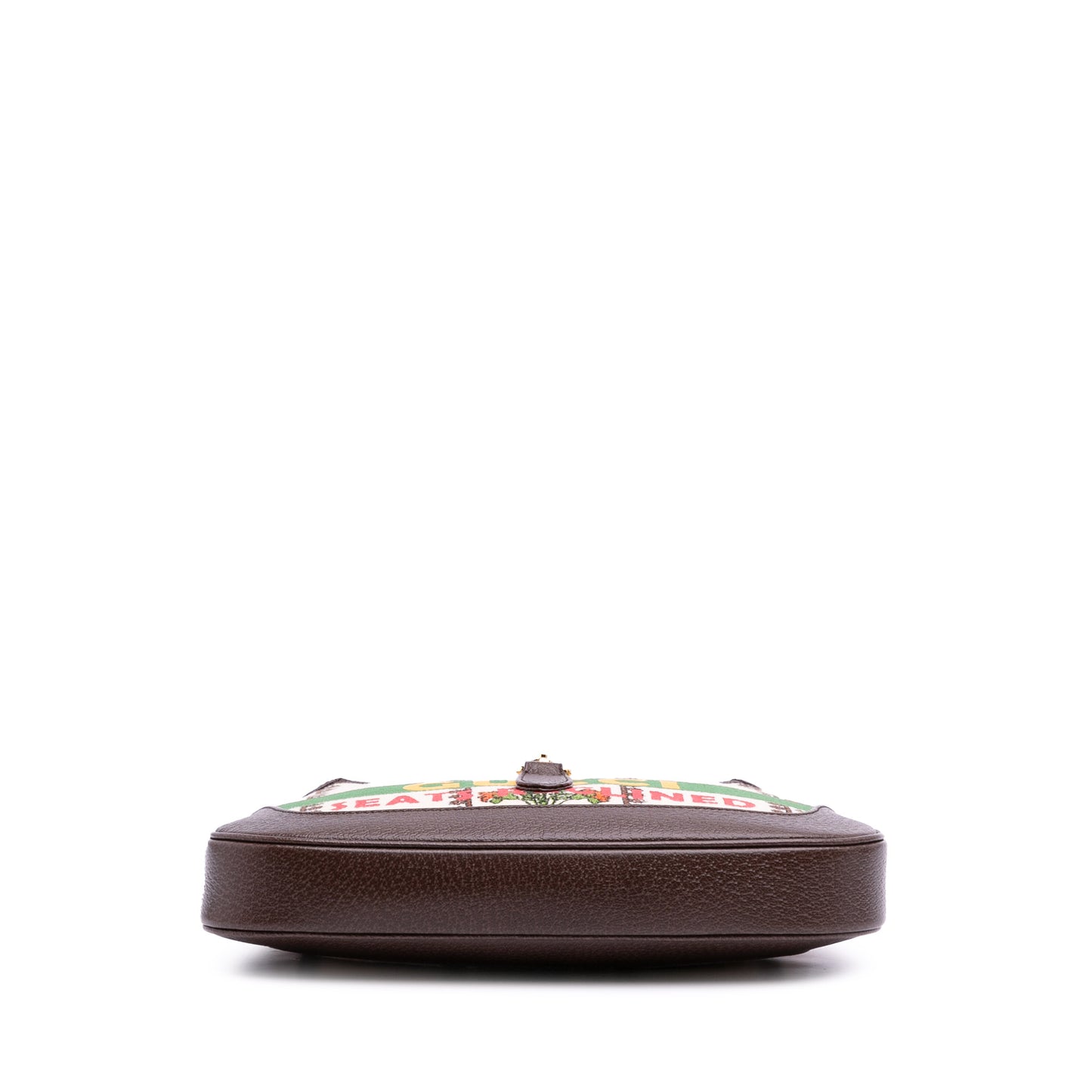 Gucci Jackie 1961 tela stampata con finiture in pelle – Marrone