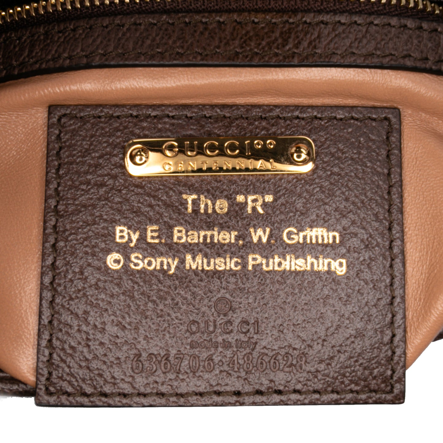 Gucci Jackie 1961 tela stampata con finiture in pelle – Marrone