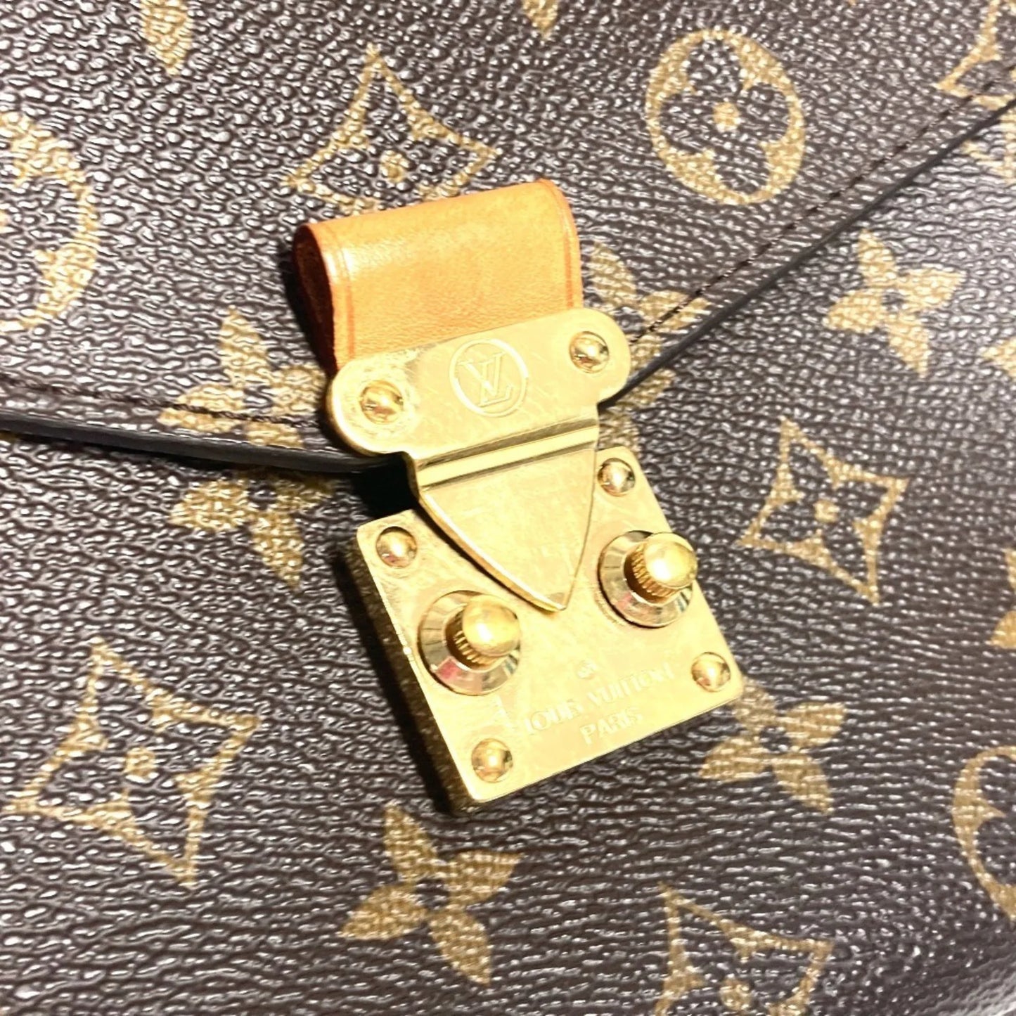 Louis Vuitton LOUIS VUITTON M40780 Monogram Metis MM Pochette, Borsa a spalla/Borsa a mano bidirezionale, Tela, Donna, Marrone