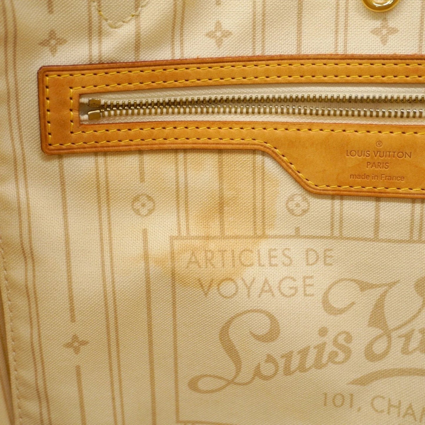 Louis Vuitton Neverfull MM Damier Azur Canvas – Made in France
