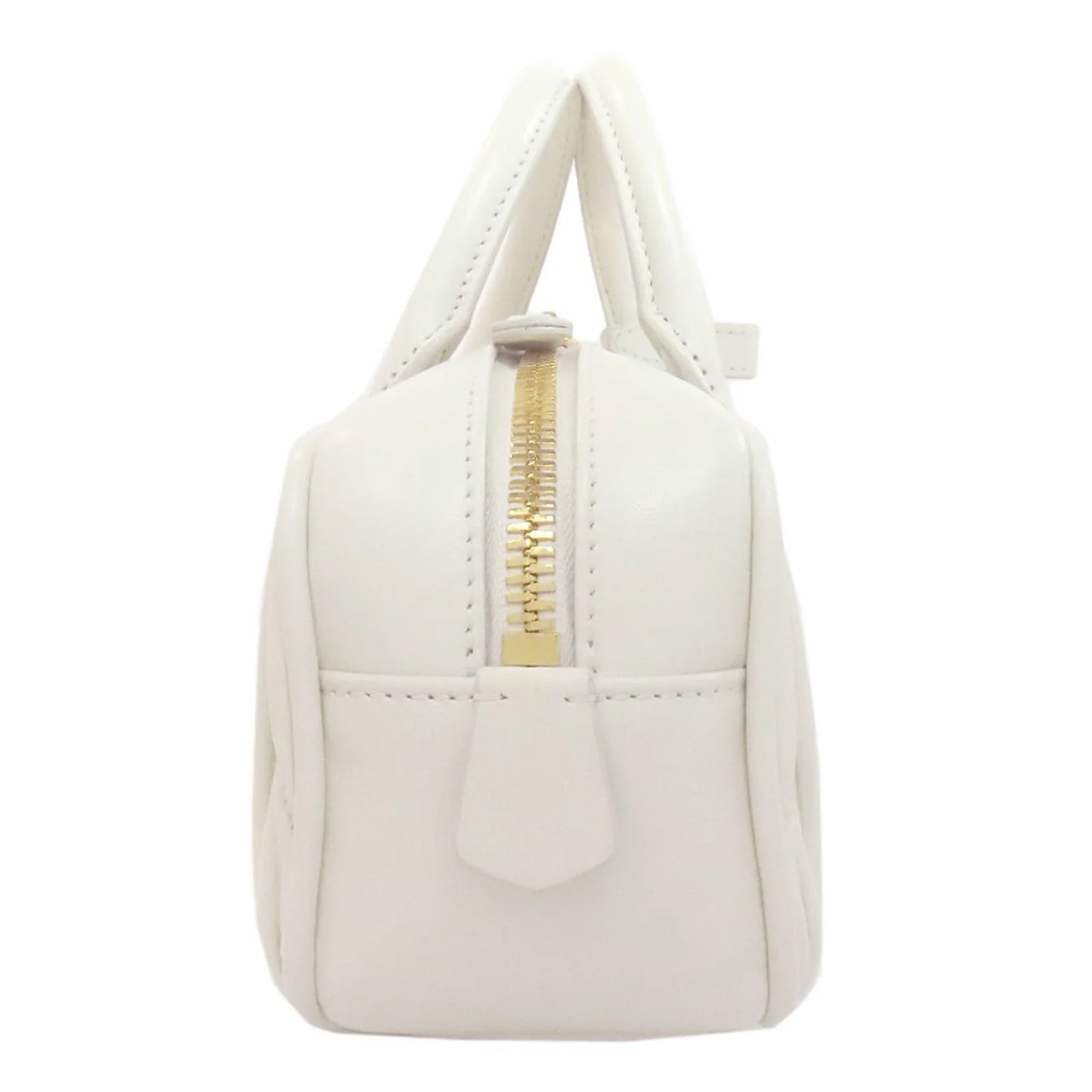 Miu Miu Arcadie Matelassé in Pelle di Vitello Bianca