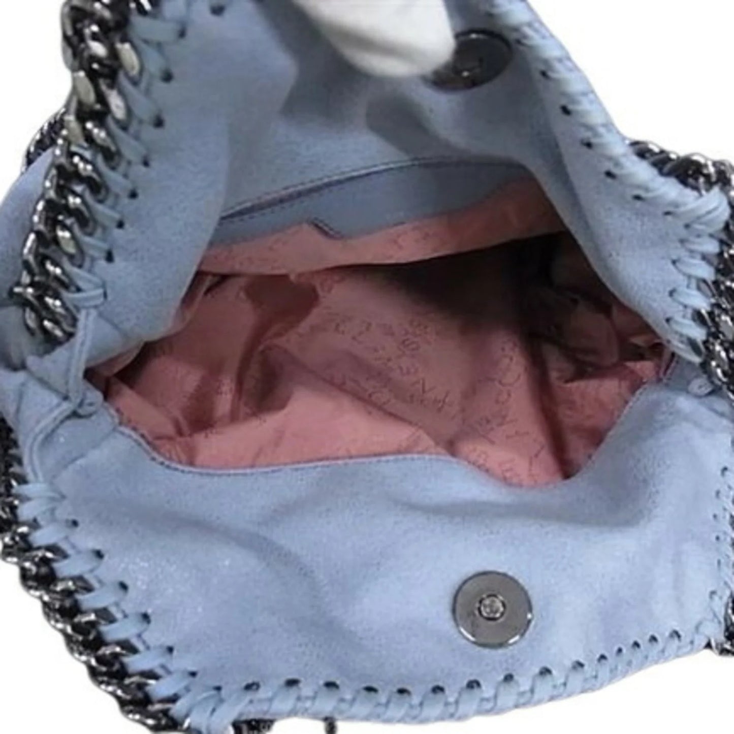 STELLA McCARTNEY Stella McCartney Borsa a mano Falabella Mini W9132 SU19 Azzurro Ecopelle Donna