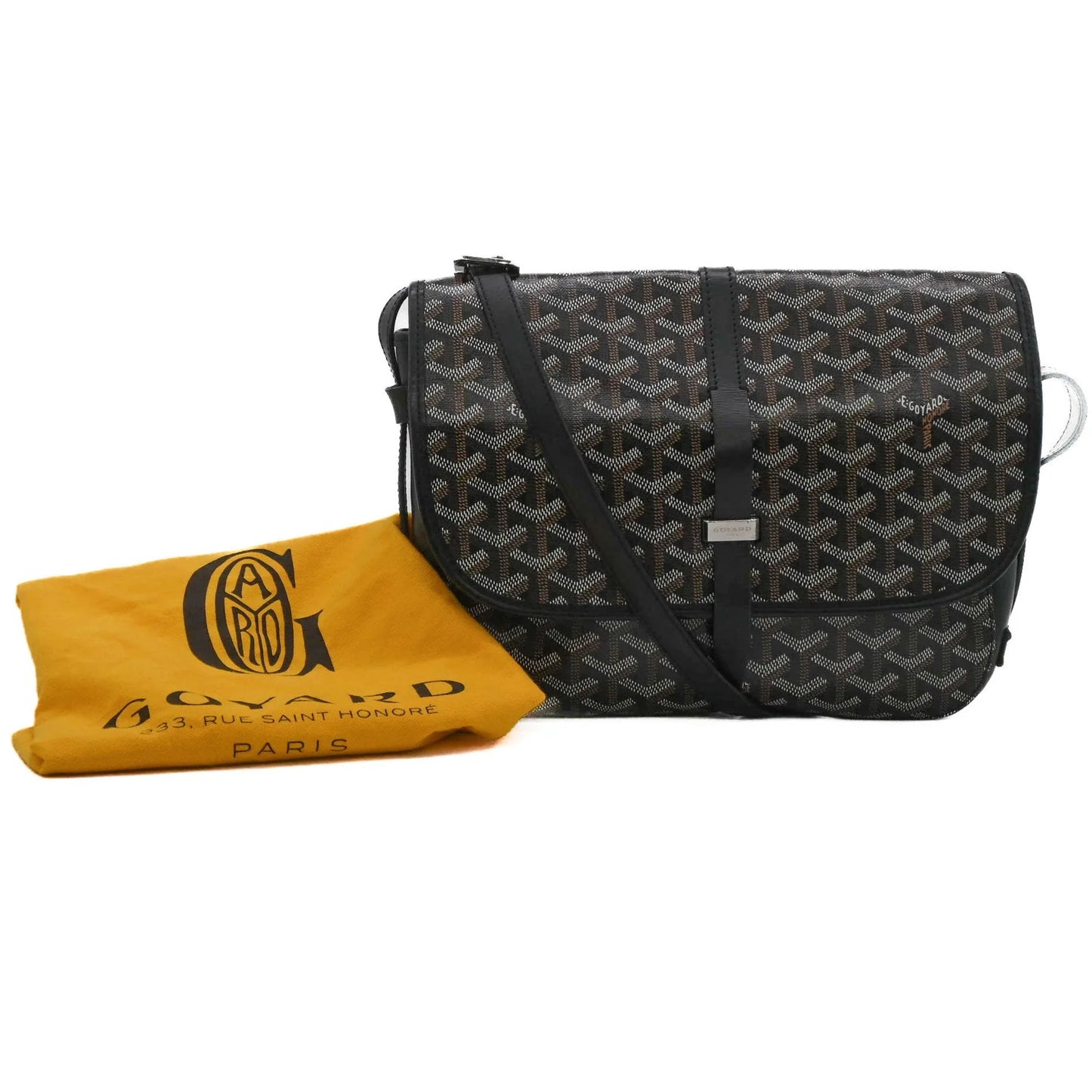 Goyard Belvedere MM – Monogram Canvas e Pelle Nera