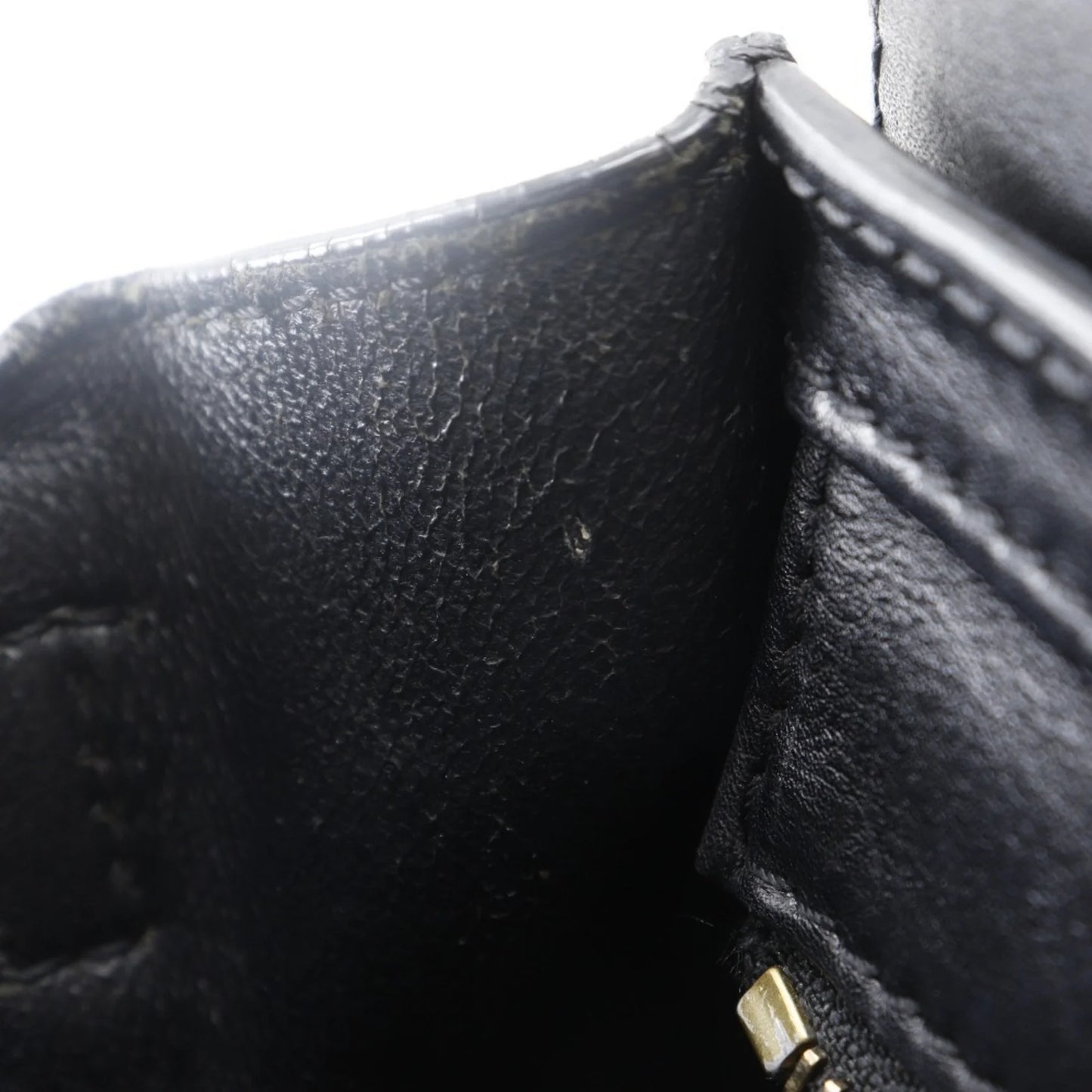 Céline Nano Luggage in Pelle Tricolore – Nero, Marrone e Bianco Sporco