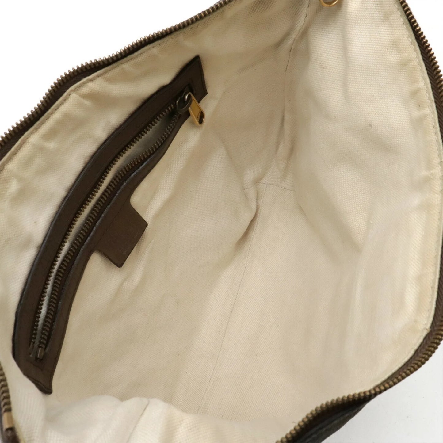Gucci Borsa a tracolla media GUCCI Ophidia GG Supreme in PVC e pelle, beige moka marrone,