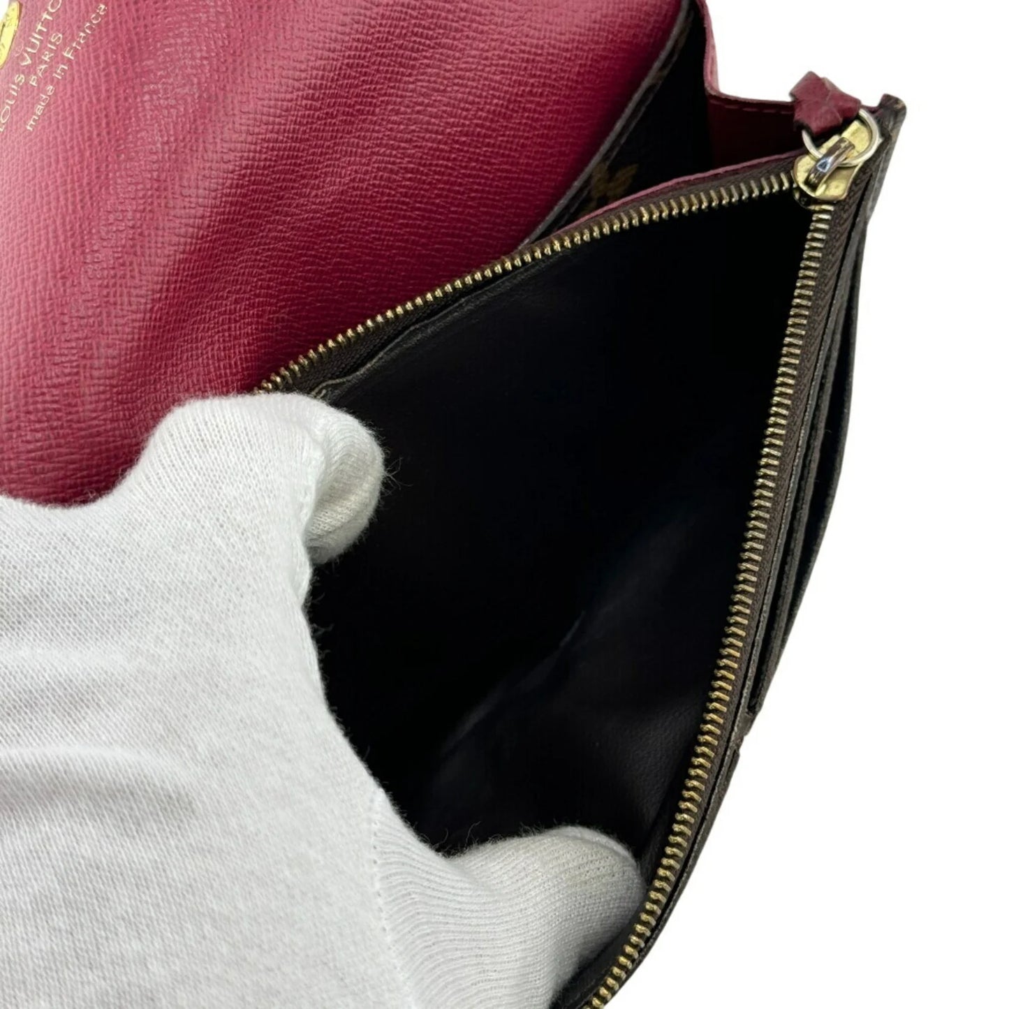 Louis Vuitton – Portafoglio Emilie Monogram Lungo Marrone