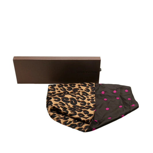 Louis Vuitton  Sciarpa reversibile Louis Vuitton Leopard Dot M74727, sciarpa scaldacollo ...