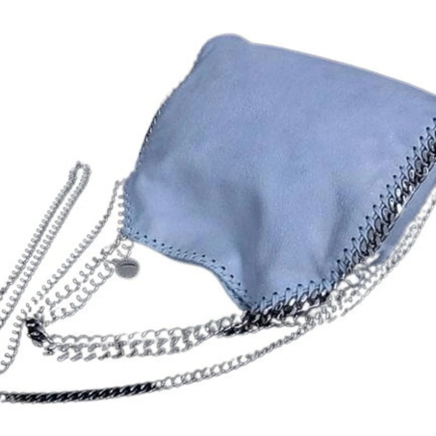 STELLA McCARTNEY Stella McCartney Borsa a mano Falabella Mini W9132 SU19 Azzurro Ecopelle Donna
