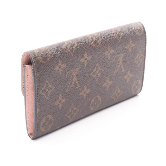 Louis Vuitton Portafoglio Sarah Monogram Canvas & Pelle Rosa Ballerina – Marrone/Rosa