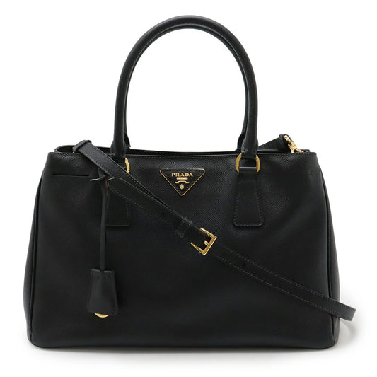 Prada Galleria BN1801 – Borsa a mano/tracolla in pelle Saffiano nera