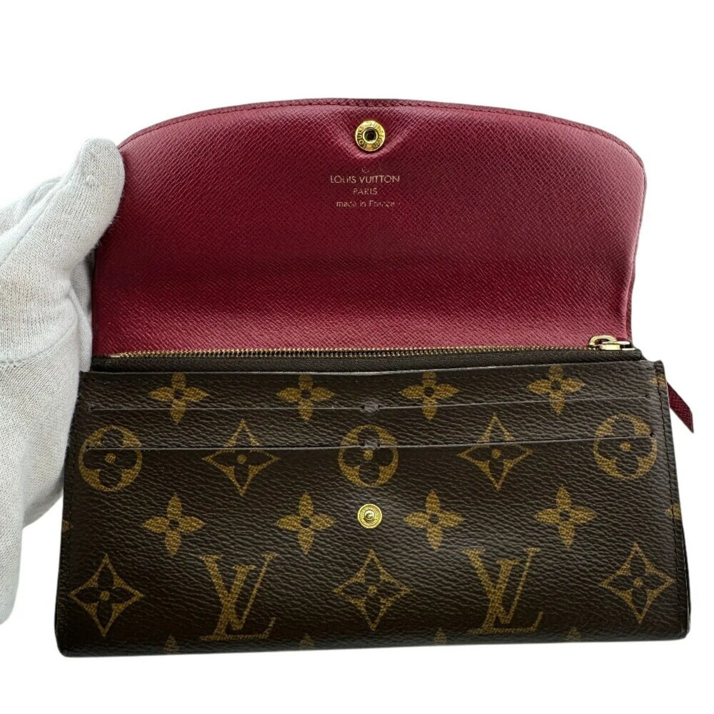 Louis Vuitton – Portafoglio Emilie Monogram Lungo Marrone