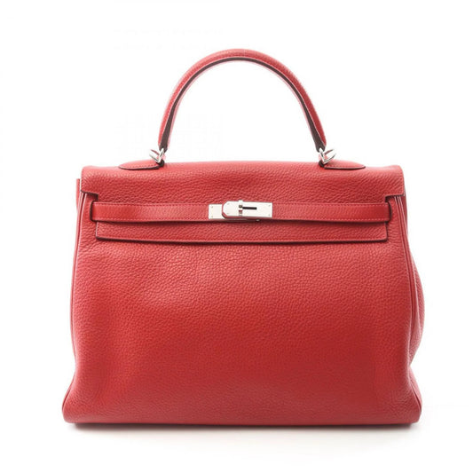 Hermès Kelly 35 in Pelle Taurillon Clémence Rosso – Palladio