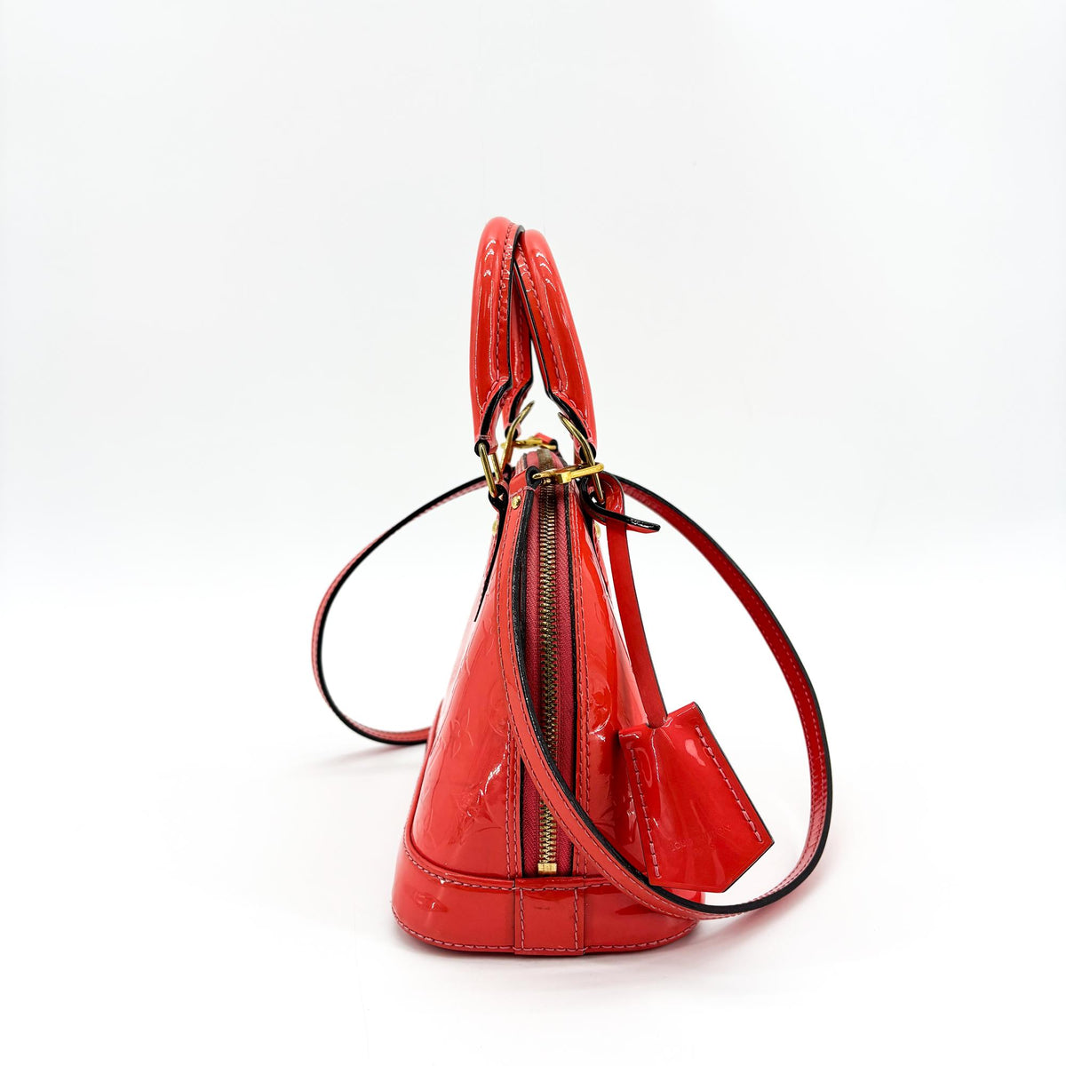 Louis Vuitton Alma BB Monogram Vernis Rossa