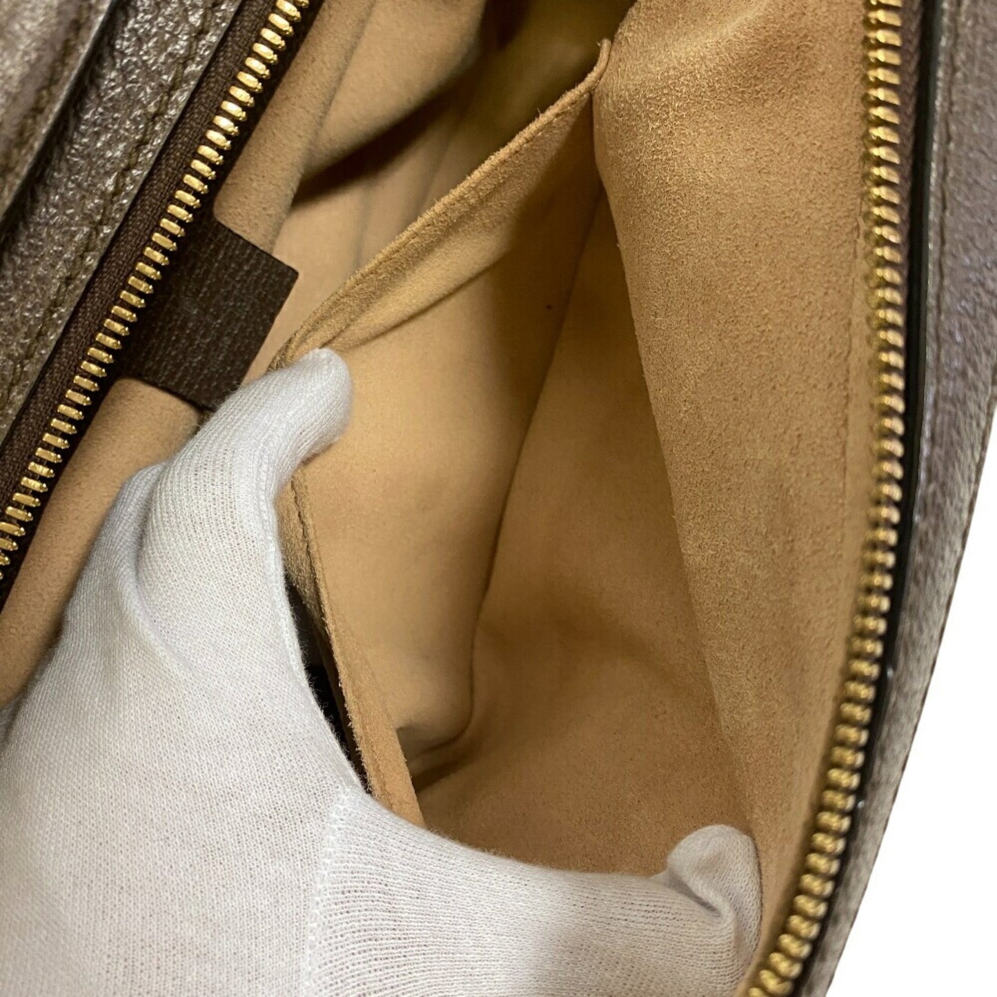 Gucci Ophidia GG Supreme Messenger Bag – Canvas & Leather – Medium Size