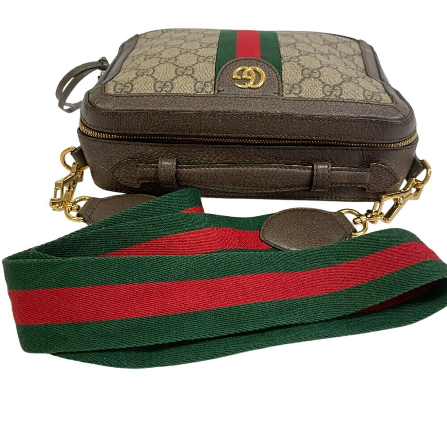 Gucci Ophidia GG Supreme Messenger Bag – Canvas & Leather – Medium Size