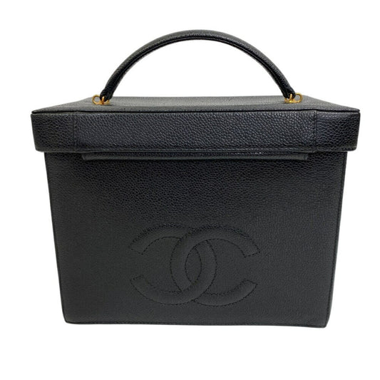 Chanel Vanity Case in Pelle Nera – Vintage