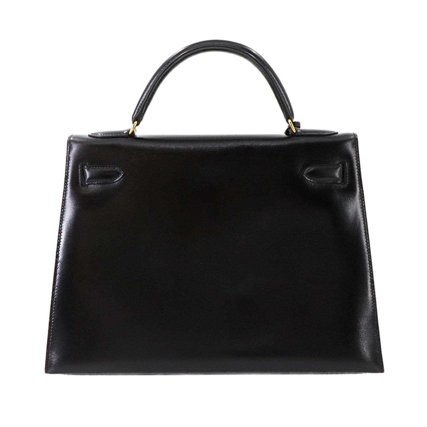 Hermès Kelly 32 in Pelle Nera – Oro