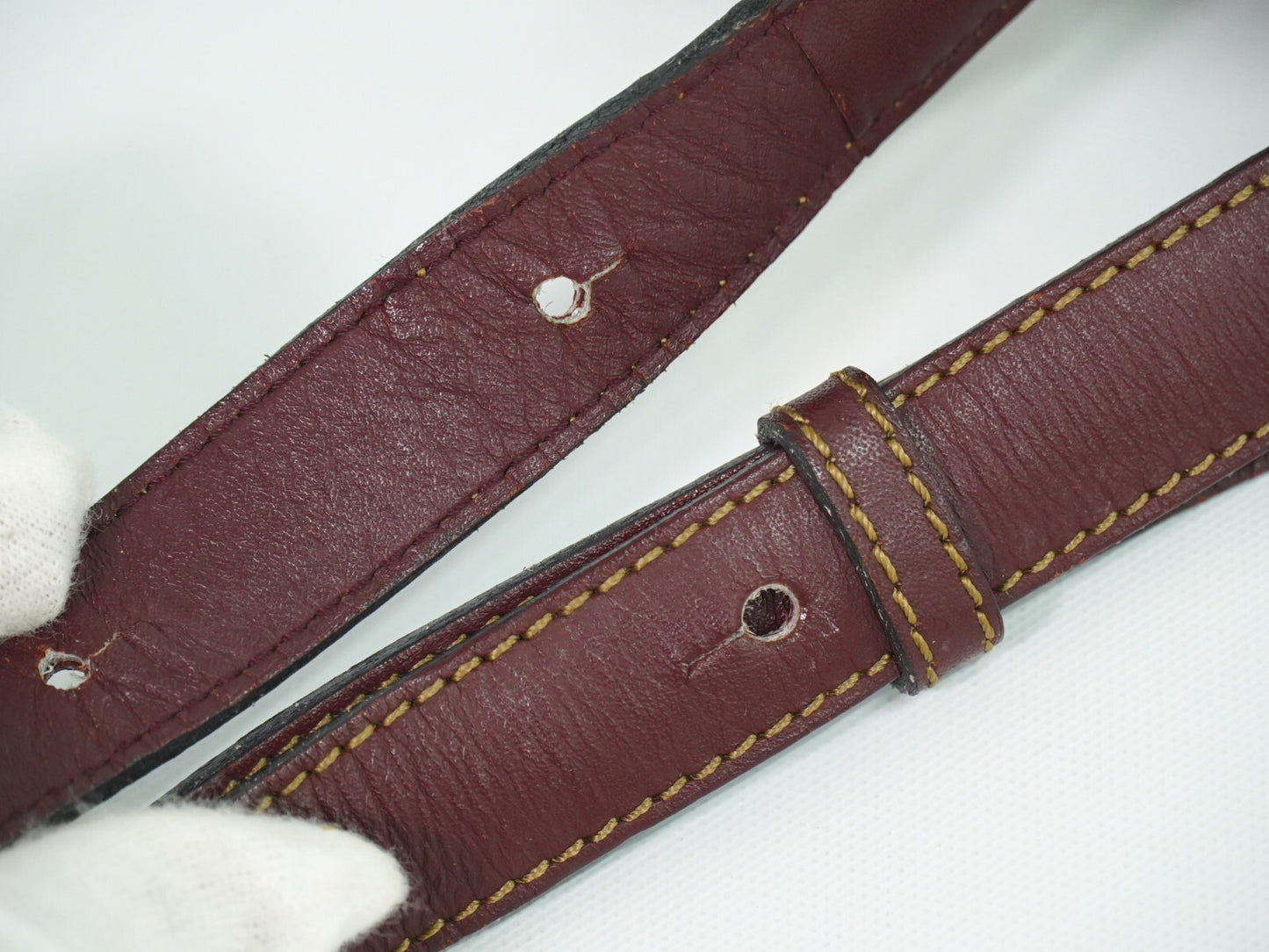 Cartier Must de Cartier Bordeaux in Pelle – Crossbody Vintage