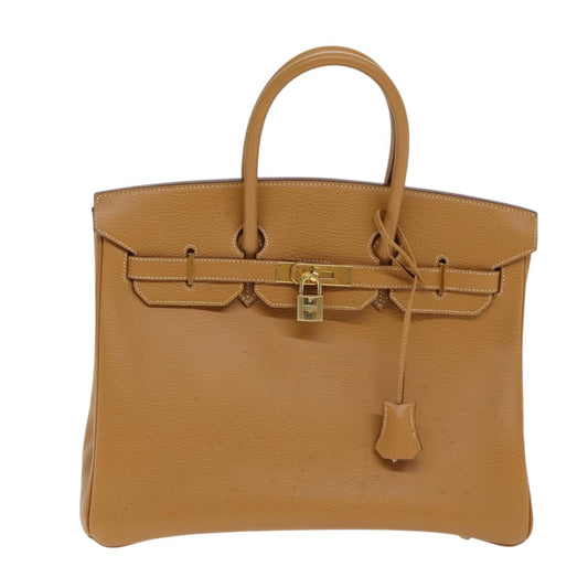 Hermès Birkin 35 in Pelle Beige – Oro Hardware