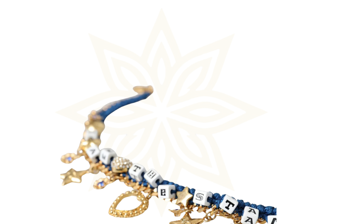 Dolce & Gabbana Bracciale Iam The Star con catena in ottone color oro