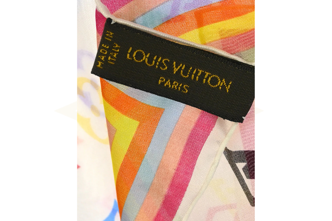 Louis Vuitton – Foulard in seta Multicolor Monogram Rainbow