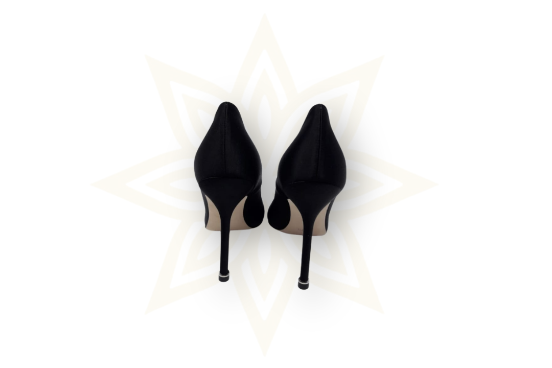 Manolo Blahnik – Hangisi Pumps in satin