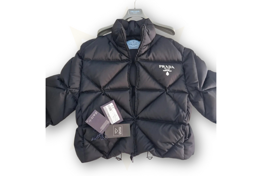 Prada Piumino Re-Nylon Nero – Taglia 38