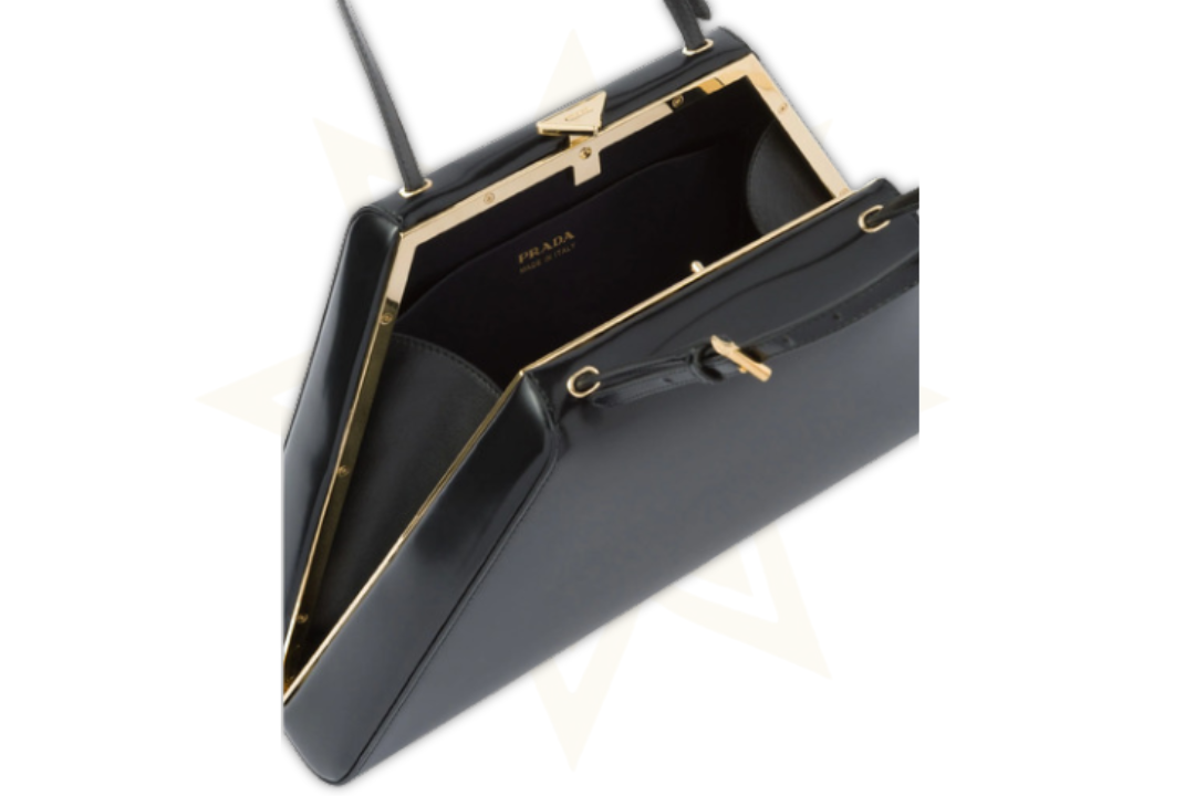Prada Supernova Frame Bag in Vernice Nera – Nuova da Boutique