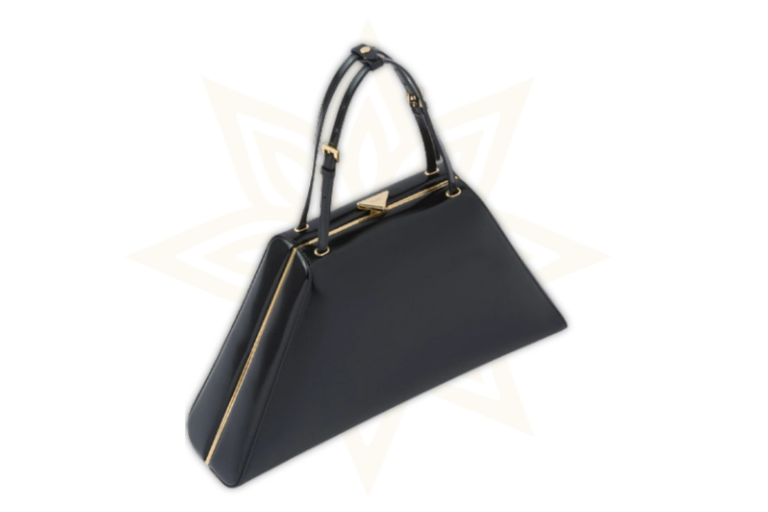 Prada Supernova Frame Bag in Vernice Nera – Nuova da Boutique
