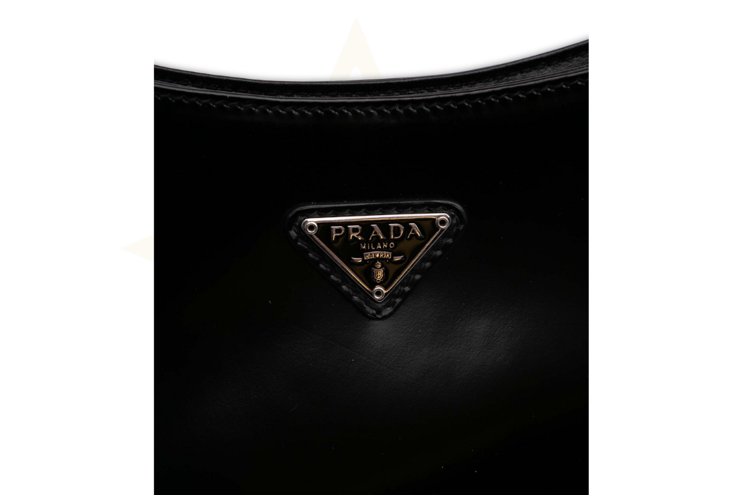 Prada Cleo in Pelle Spazzolata Nera – Linea Iconica