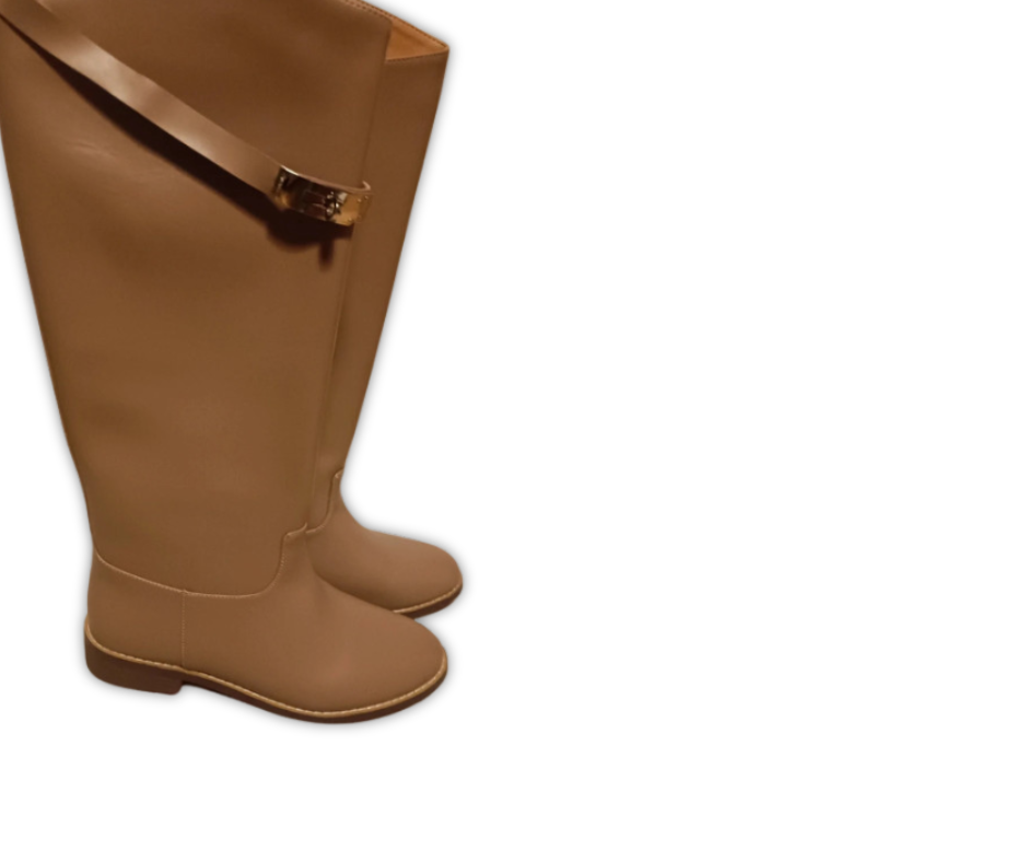 Hermès Jumping Boots in gomma e pelle – Taglia 39.5