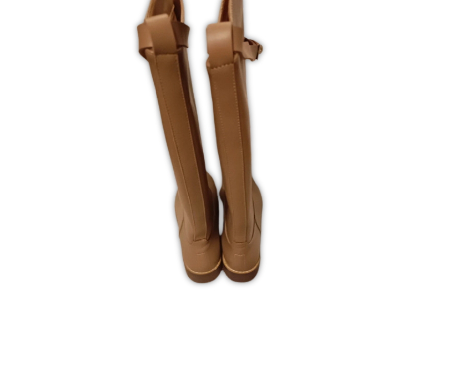 Hermès Jumping Boots in gomma e pelle – Taglia 39.5