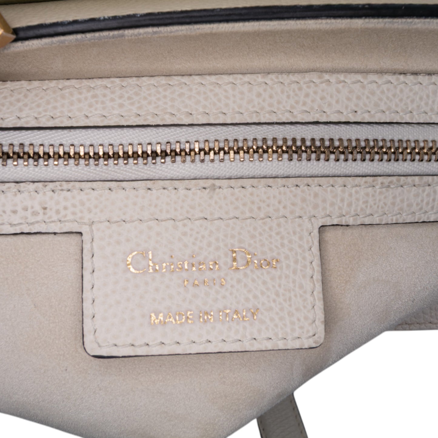 Dior Saddle Bag in pelle bianca – 2019