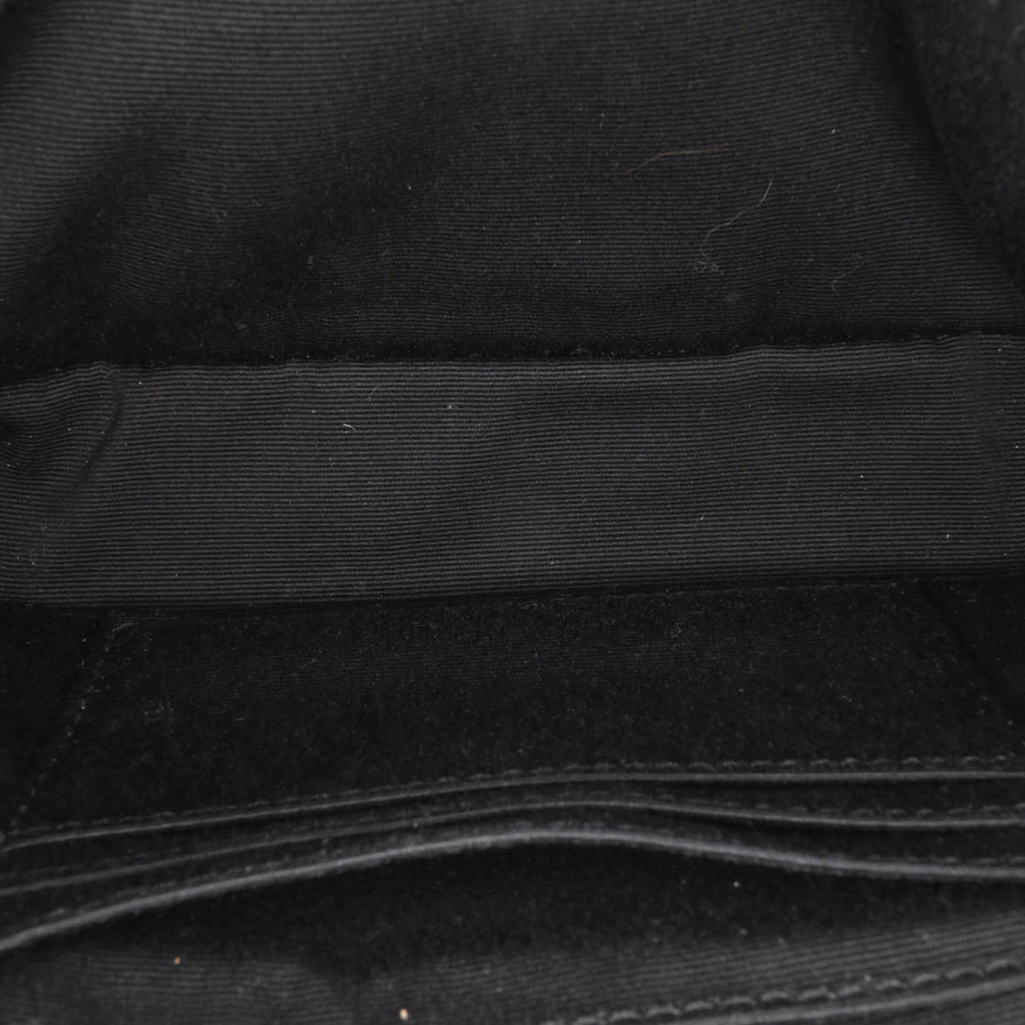 Saint Laurent Loulou Toy in Cotone Bandana Nero con Dettagli in Rafia – 2018