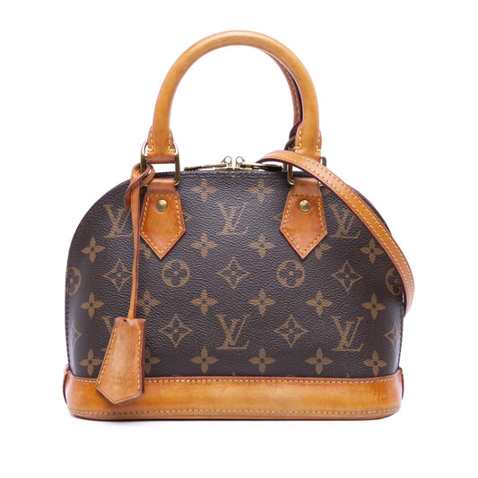 Louis Vuitton Alma BB Monogram Canvas – Marrone (1990s–2000s)