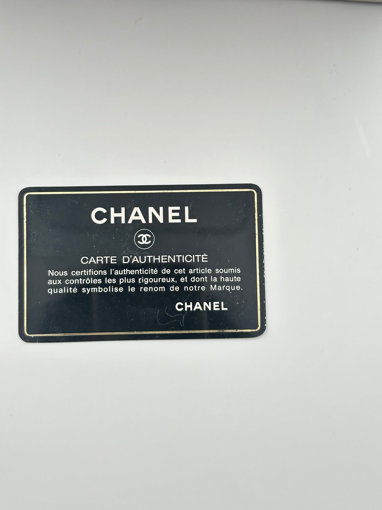 Chanel Classic Flap Small in pelle bianca – Oro 24k – Serie 1 (1989–1991) – Full Set