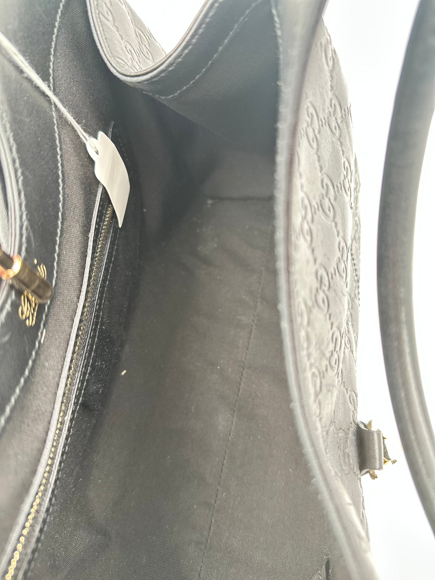 Gucci Jackie Medium in pelle Guccissima nera – 2000s