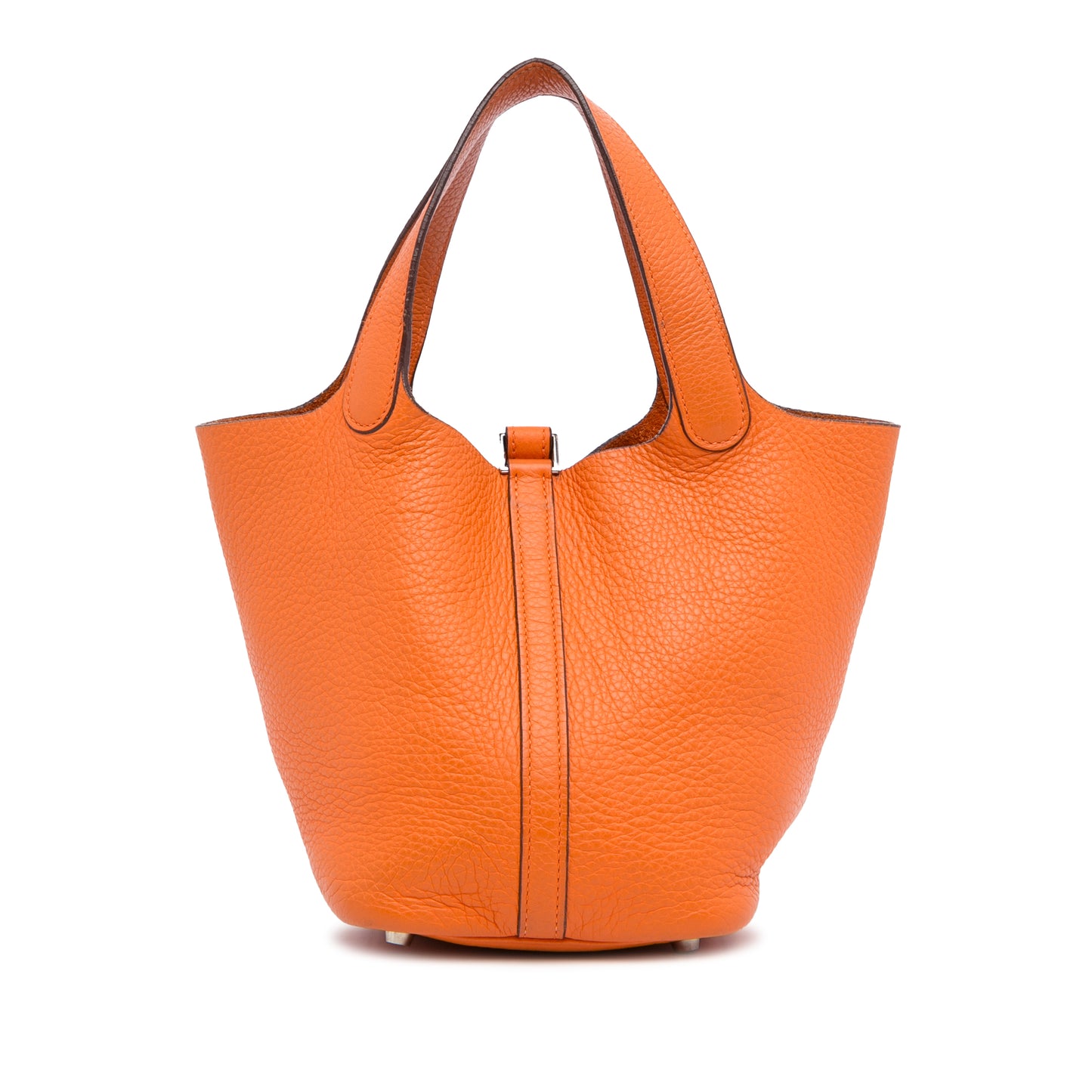 Hermès – Picotin Lock 18 in pelle di vitello arancione – 2004