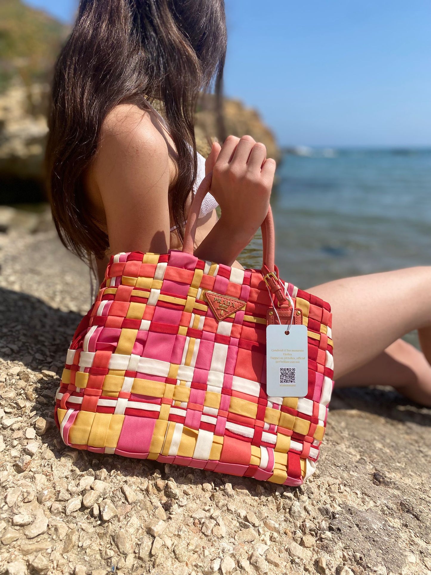 PRADA Borsa in tessuto //SPEDIZIONE EXSPRESS 24/48h