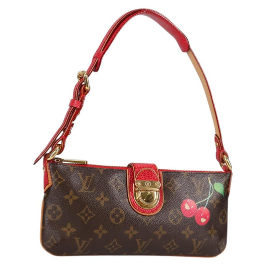 ouis Vuitton Monogram Cherry Pochette Accessoires – borsa vintage in tela Monogram con ciliegie, collaborazione Murakami x Louis Vuitton.