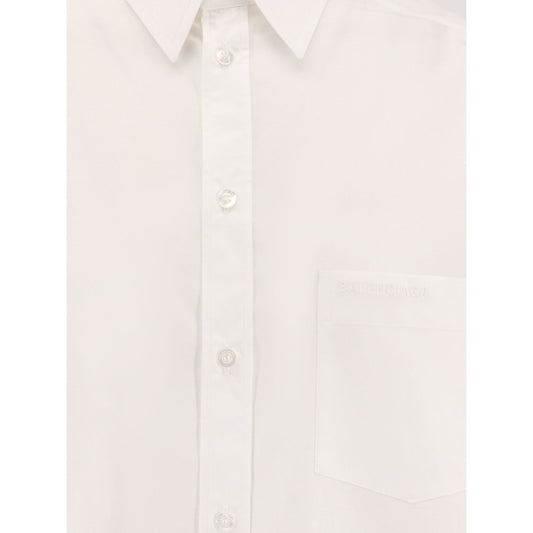Balenciaga – Camicia Oversize in Cotone con Dettagli Annodati