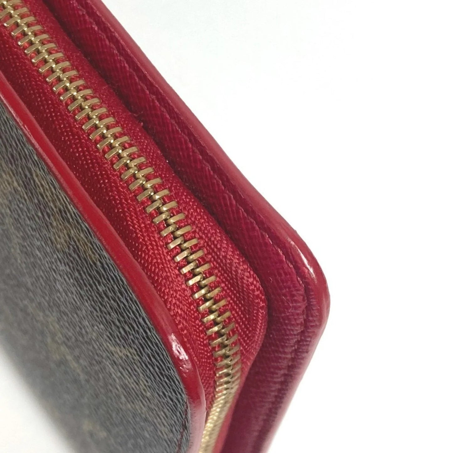 LOUIS VUITTON M95006 Monogram Cherry Takashi Murakami Porte Monnaie Zip Portafoglio lungo con cerniera rotonda in tela da donna Marrone - Etoilux