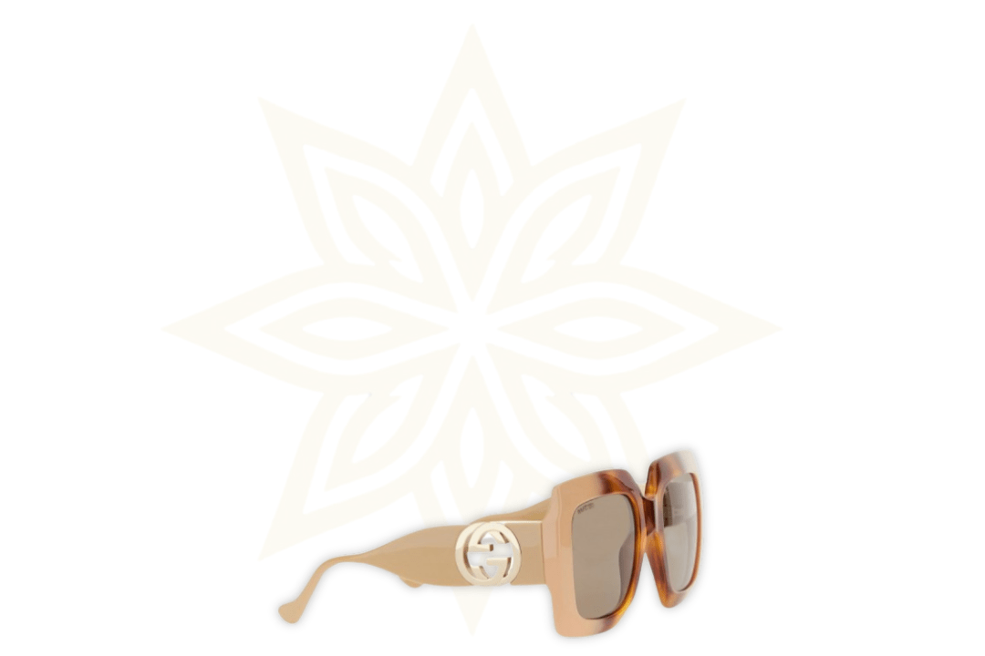 Gucci Occhiali da Sole Oversize con Catena Removibile - Etoilux