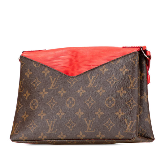 Louis Vuitton Saint Michel – Monogram & Pelle Epi Rossa - Etoilux