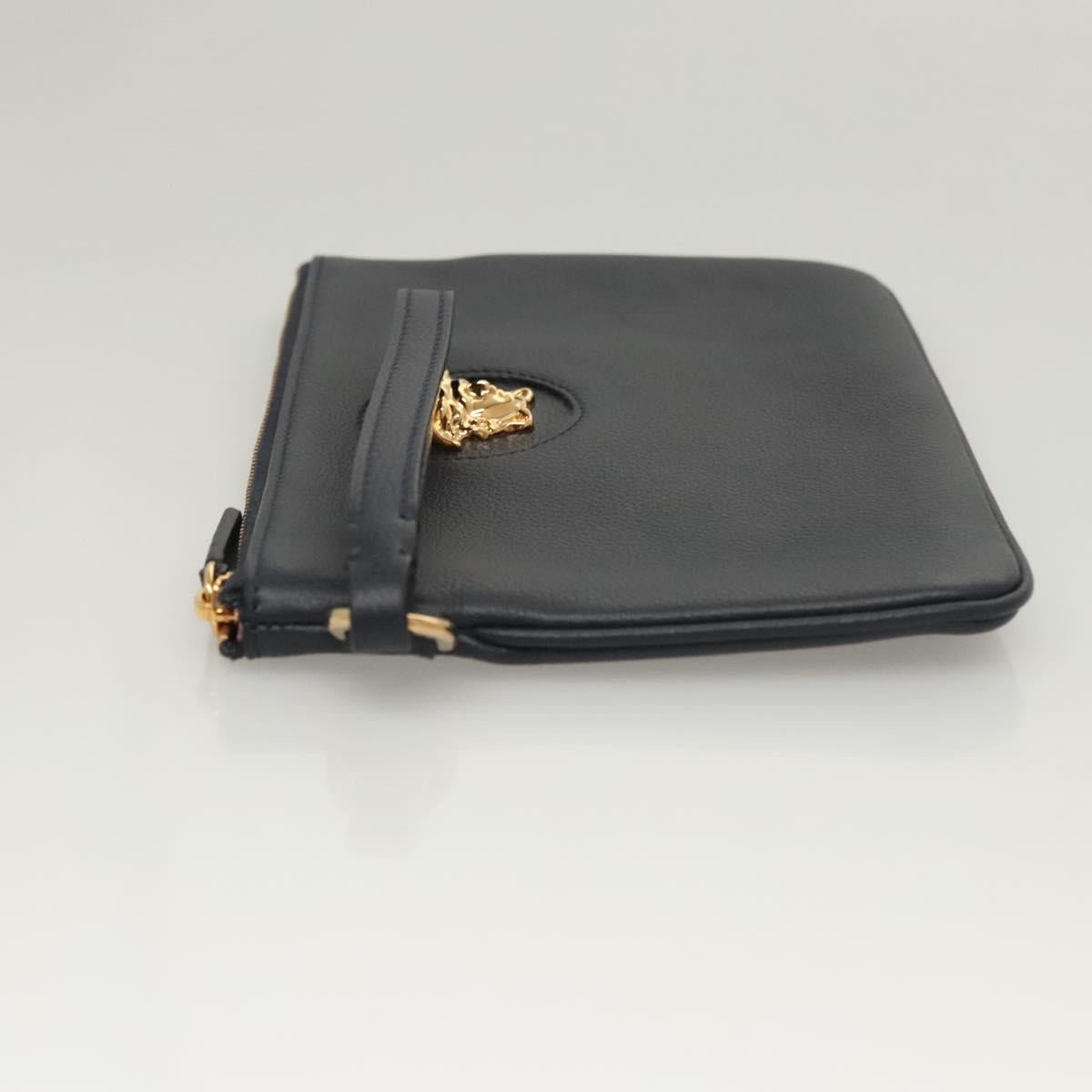 Versace Medusa Head Pochette in pelle nera - Etoilux