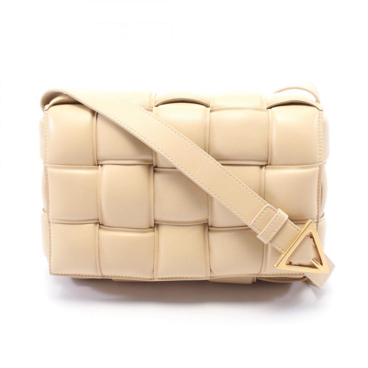 Bottega Veneta Cassette – Pelle Beige Intrecciata (Ref. 591970) - Etoilux