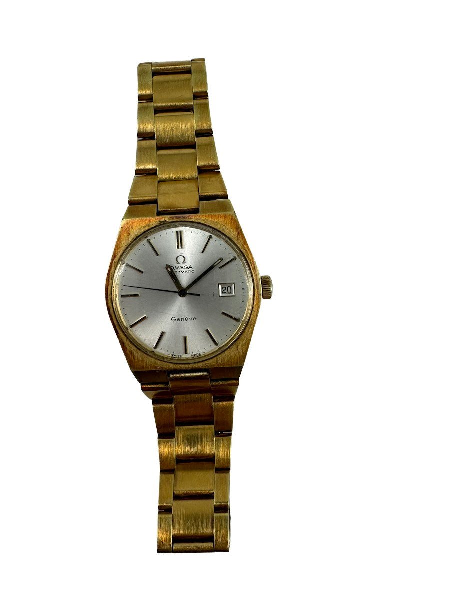 OMEGA Genève Automatic – Orologio Vintage in Acciaio e Placcatura Oro - Etoilux