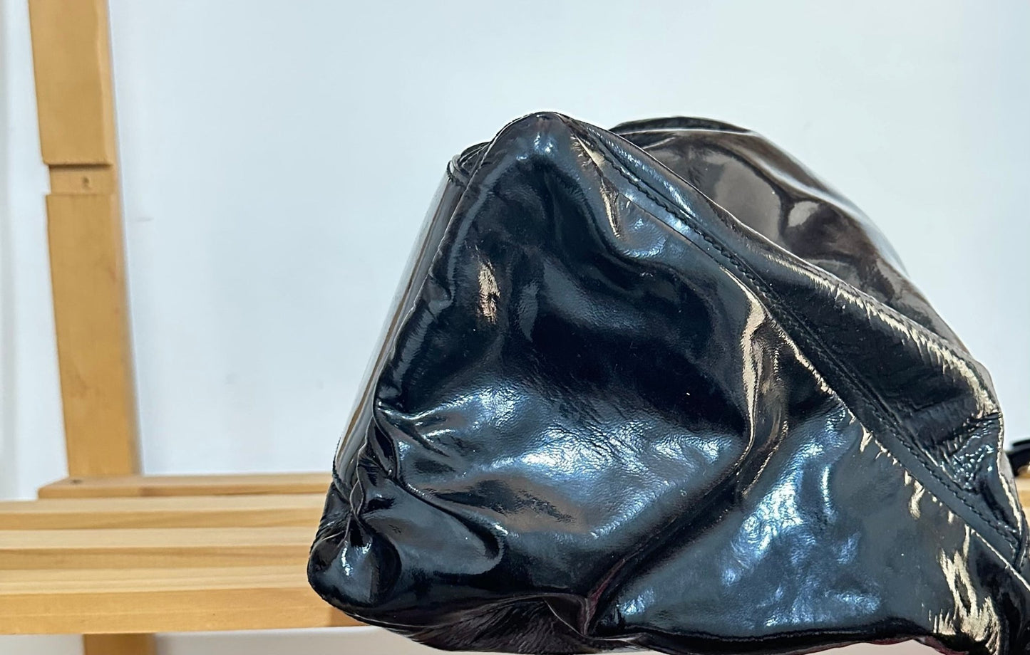 Gucci Indy Hobo Vernice Nera – Iconico Glamour Retrò - Etoilux