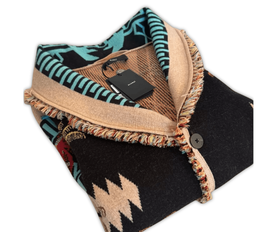 Alanui Iconic Jacquard Cardigan – Edizione Palm Pattern - Etoilux